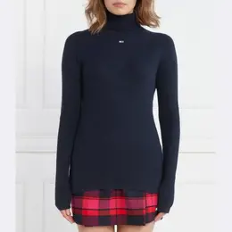 Tommy Hilfiger: Синий свитер  Essential