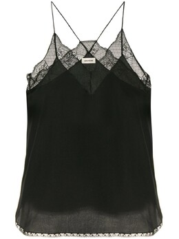 Zadig&Voltaire: Кружевное топ 
