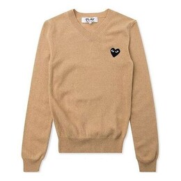 Comme Des Garçons Play: Свитер  Heart с v-образным вырезом