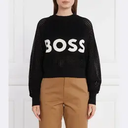 BOSS: Свитер свободного кроя 