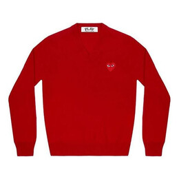 Comme Des Garçons Play: Свитер с v-образным вырезом 