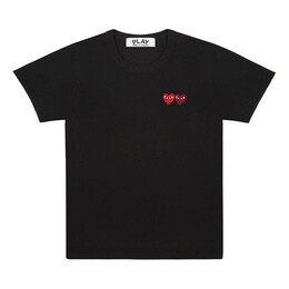 Comme Des Garçons Play: Чёрная футболка 