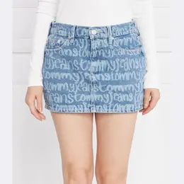 Tommy Hilfiger: Синяя юбка 