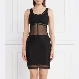 Calvin Klein: Платье в сетку 