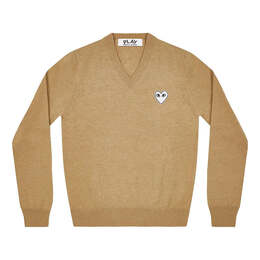 Comme Des Garçons Play: Свитер с v-образным вырезом 