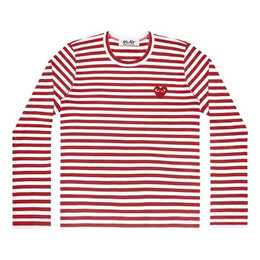 Comme Des Garçons Play: Футболка в полоску 