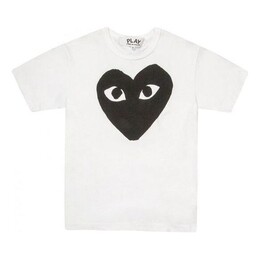 Comme Des Garçons Play: Белая футболка  Heart