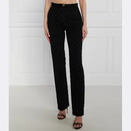 Elisabetta Franchi: Чёрные брюки 