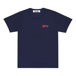 Comme Des Garçons Play: Синяя футболка 