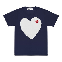 Comme Des Garçons Play: Синяя футболка  Heart