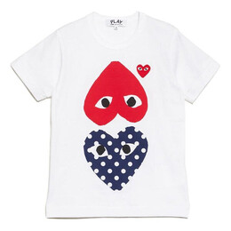 Comme Des Garçons Play: Футболка в горошек 