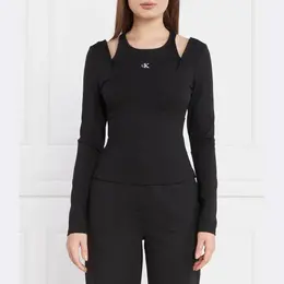 Calvin Klein: Чёрная блуза 