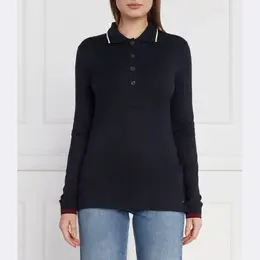 Tommy Hilfiger: Синее поло 