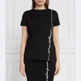 Armani Exchange: Чёрная футболка 