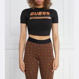 GUESS: Чёрная футболка 