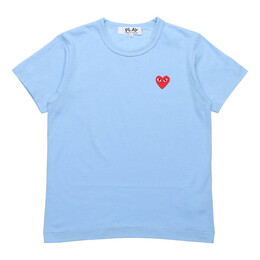 Comme Des Garçons Play: Голубая футболка 