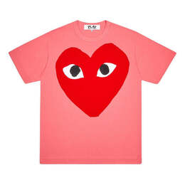 Comme Des Garçons Play: Розовая футболка  Heart