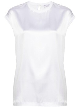 Brunello Cucinelli: Атласный топ 