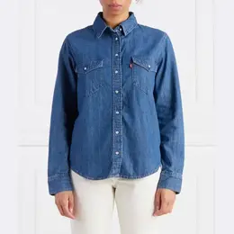 Levi's: Синяя рубашка 