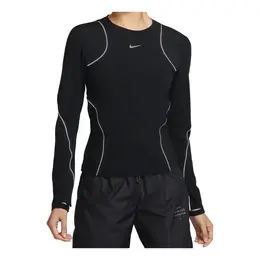 Nike: Чёрная футболка  Dri FIT