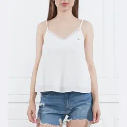 Tommy Hilfiger: Белый топ 