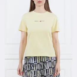 Tommy Hilfiger: Жёлтая футболка 