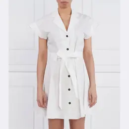 Trussardi: Белое платье 