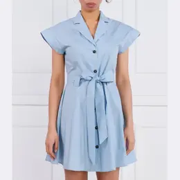 Trussardi: Синее платье 