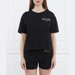Moschino: Чёрная футболка 