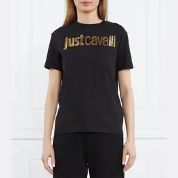 Just Cavalli: Золотая футболка 