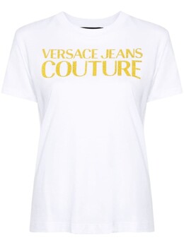 Versace Jeans Couture: Футболка с блёстками 