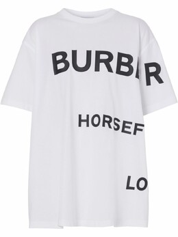 Burberry: Футболка  Horseferry с принтом
