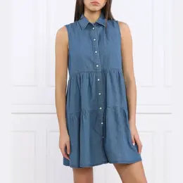 Pepe Jeans London: Синее платье 