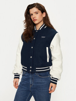 Tommy Jeans: Синяя куртка 