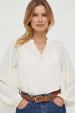 Ralph Lauren: Бежевая блуза 