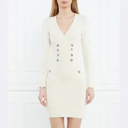 Pinko: Бежевое платье 
