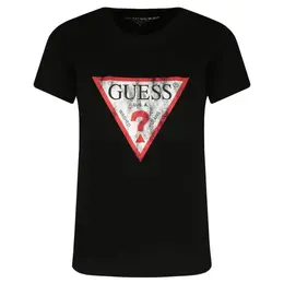 GUESS: Чёрная футболка 