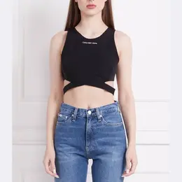 Calvin Klein: Чёрный топ 