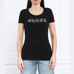 GUESS: Чёрная футболка 