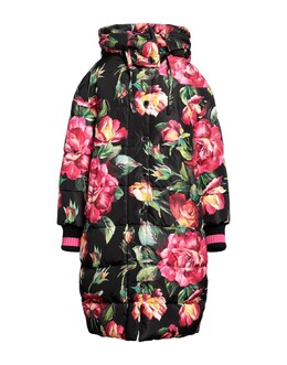 Dolce & Gabbana: Чёрный пуховик 