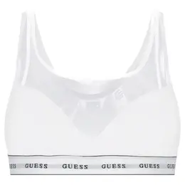 GUESS: Белый бюстгальтер 