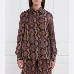 Pinko: Коричневая рубашка 