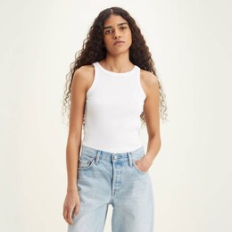 Levi's: Белый топ 