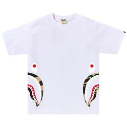 A BATHING APE: Белая футболка 