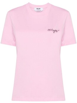 MSGM: Розовая футболка 
