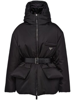 Prada: Куртка с капюшоном 