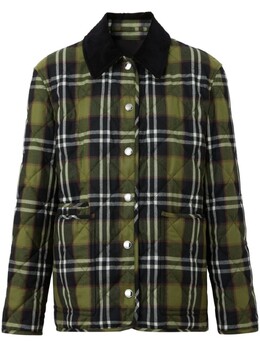 Burberry: Стёганые куртка 