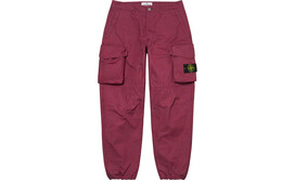 Supreme: Бордовые брюки  Stone Island