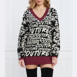 Versace: Чёрный свитер 