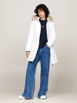 Tommy Jeans: Белая куртка 